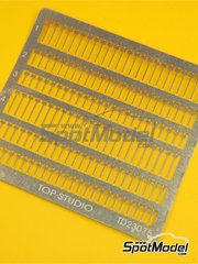 Model Factory Hiro P1089: Clamps 1/24 scale - Black zip-tie